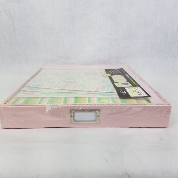 Marcella by K Scrapbook "Bon Bon" 12x12 Mega Kit Album Stickers Paper 377 Pieces - Picture 2 of 11